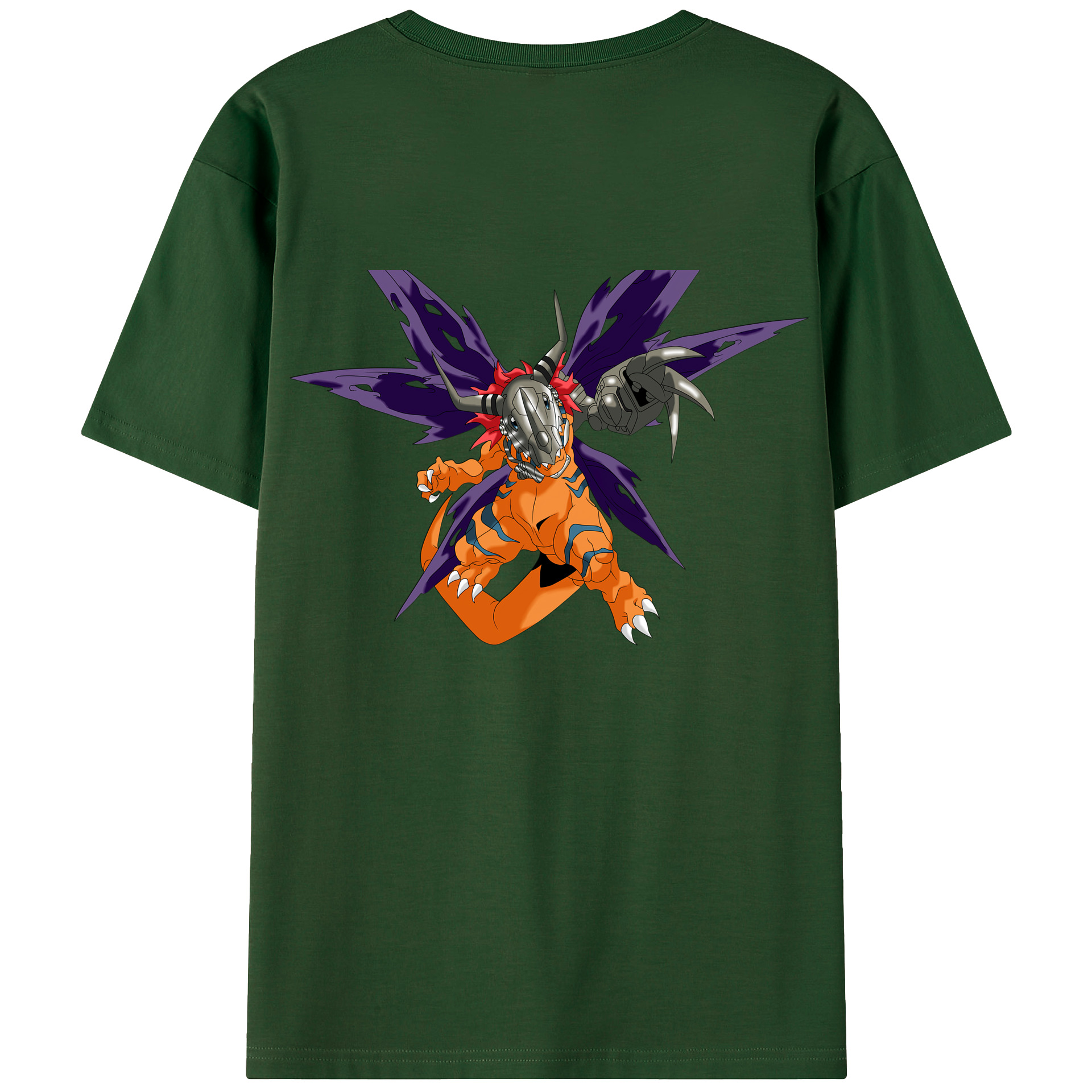 （画像用） Digimon デジタルモンスター/デジモン 綿100％半袖Tシャツ（背面プリント）
